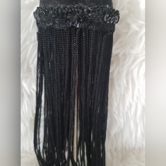 Black Flapper Dress Mannequin Jewelry Tree - Picture 5 of 6